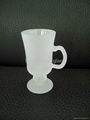  Frosted glass mug ,wine or coffee  glass mug 4