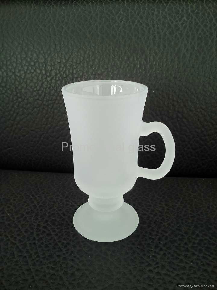  Frosted glass mug ,wine or coffee  glass mug 5
