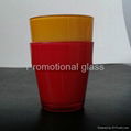 Sprayed double-layer glass cup，small wine glass cup 1