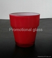 Sprayed double-layer glass cup，small wine glass cup 2