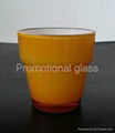 Sprayed double-layer glass cup，small wine glass cup 3