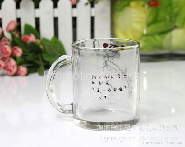 350ml sublimation glass mug 11oz