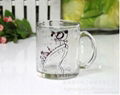 350ml sublimation glass mug 11oz 2