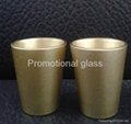coating glass mug,  promotional shot  glass mug