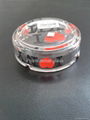 Glass ashtray with decal 10*10cm 5