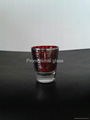 Electroplated  small wine glass ，promotional glass mug
