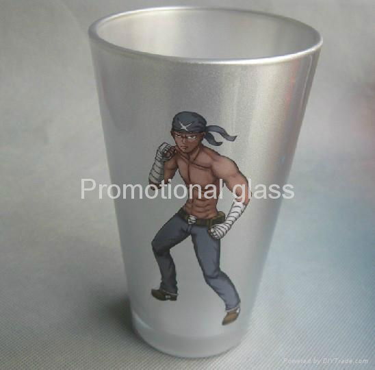color coating glass mug  ,milk glass cup,cola glass cup 2