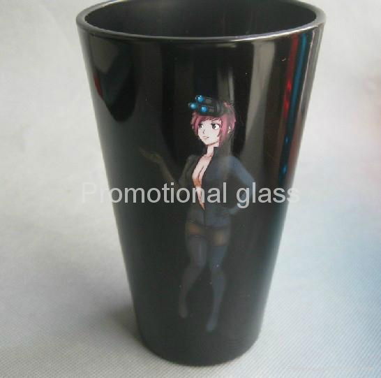 color coating glass mug  ,milk glass cup,cola glass cup 3
