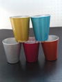 color coating glass mug  ,promotional shot glass mug