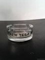 Glass ashtray clear 10*10cm