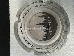 Glass ashtray clear 10*10cm