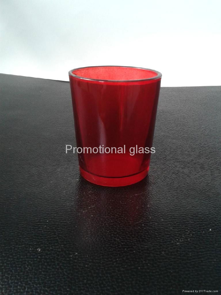 Sprayed  glass cup 3