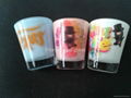 Color coating glass mug  ,promotional glass mug