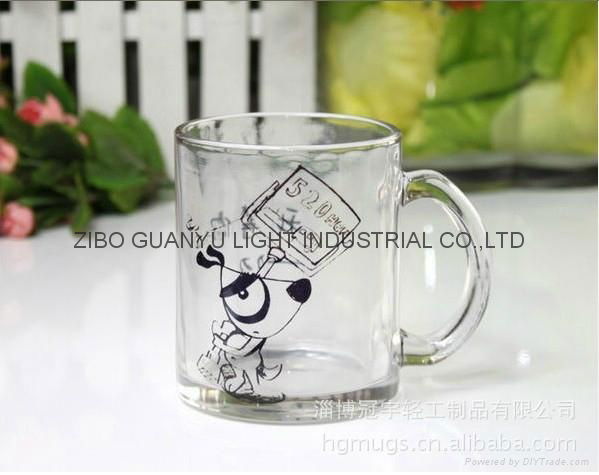 glass mug 11OZ, sublimation glass mug 5