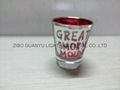 Color coating glass mug  ,promotional glass mug