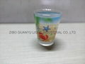 Color coating glass mug  ,promotional