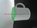 Sublimation glass mug with handle