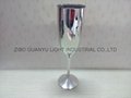 Champagne  glass ，glass cup electroplate glassware