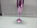 Champagne  glass ，glass cup electroplate glassware