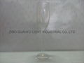 Champagne  glass ，glass cup electroplate glassware 9