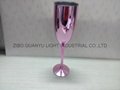 Laser engrared champagne glass 