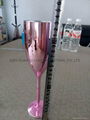 Laser engrared champagne glass  6