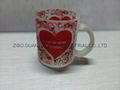 350ml sublimation glass mug 11oz 5