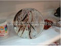 Glass Clock face, sublimation coated