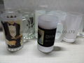 16oz glass beer stein glass mug with handle 8