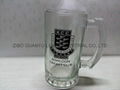 16oz glass beer stein glass mug with handle 9