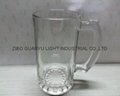 sublimation glass beer stein with handle