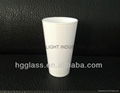 16oz Sublimation White glass mug glassware