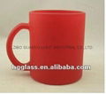 Red Color change glass mug 2