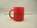 Red Color change glass mug