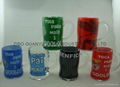 Promotional glass mug with bell 1