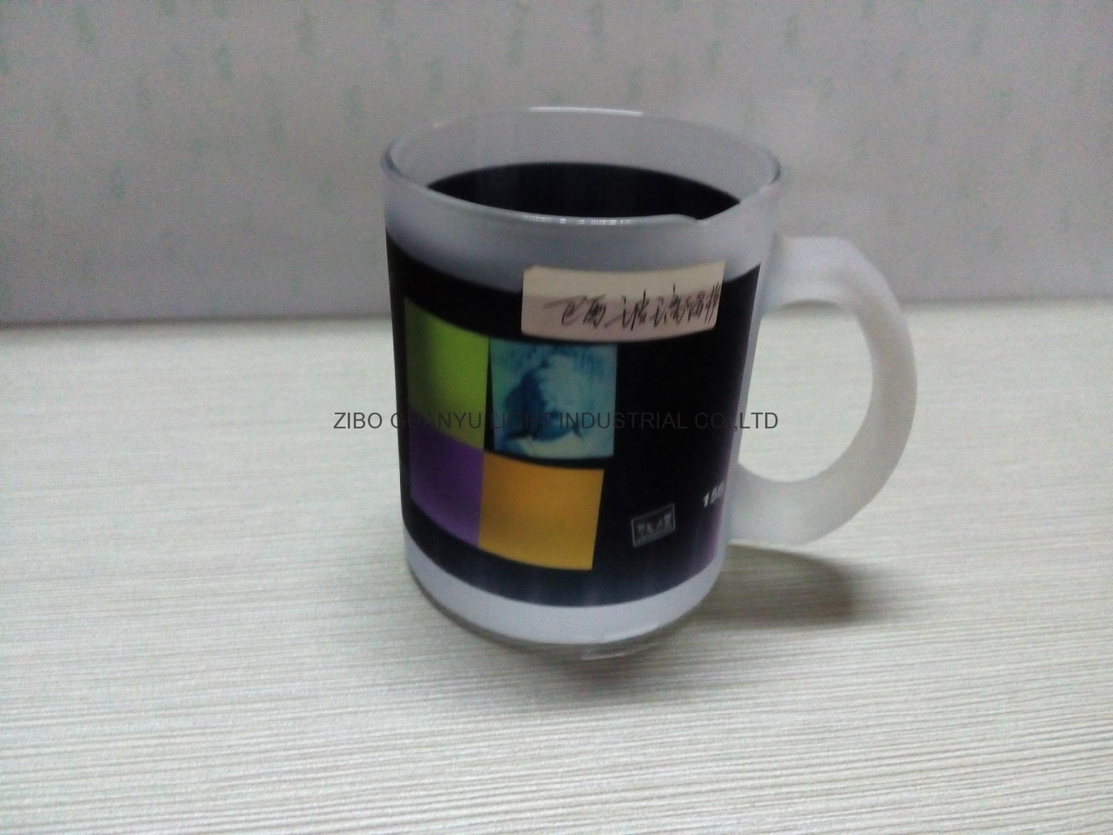 11OZ 350ML sublimation glass beer mug 2