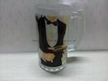 Sublimation glass beer stein glass mug