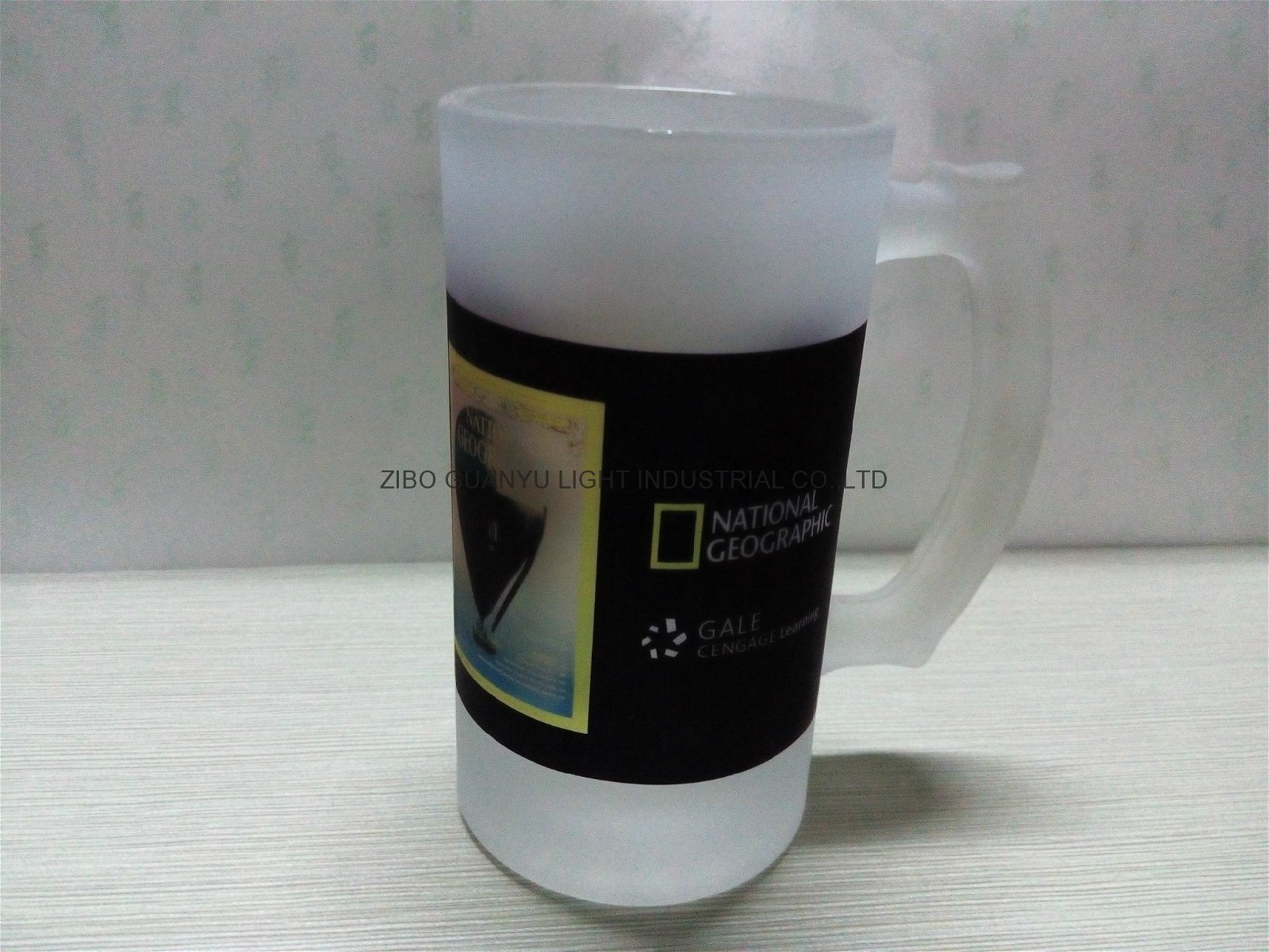 Sublimation glass beer stein glass mug 3