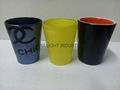 50ML coloful Sublimation shot glass  2