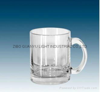 11oz sublimation glass mug 