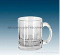 11oz Glass Mug, sublimation mug