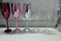 Electroplating champagne glass 2