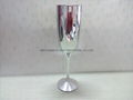 Electroplating champagne glass