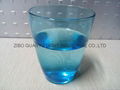 350ml Blue glass cup glass mug