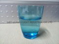 350ml Blue glass cup glass mug 4