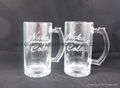 16oz beer glass mug with colored bottom,beer stein