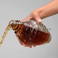 Grenade shaped glass bottle,glass bottle for wine and whisky