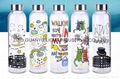 sublimation glass bottle with ss lid,sport glass bottle 2