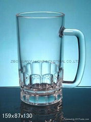 Glass Beer Stein,Sublimation beer mug 20OZ glass mug