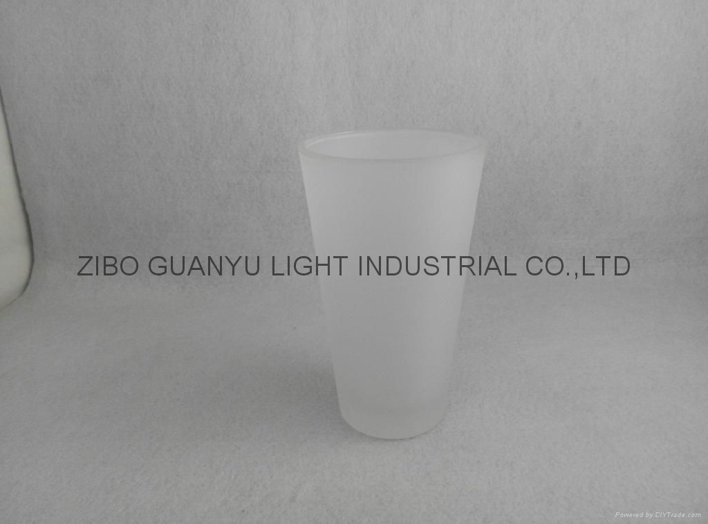 16oz sublimation glass mug